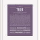 Frame Options | Deep Purple | Black Frame, Matted