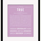 Frame Options | Lilac | Maple Frame, Matted