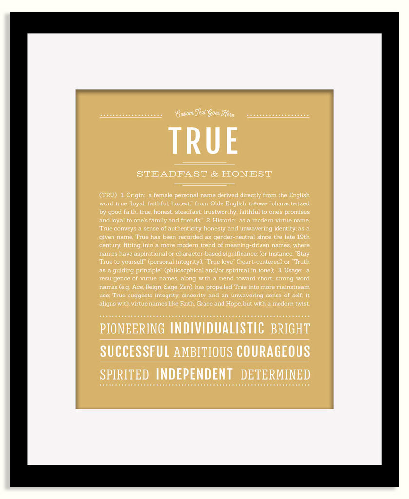 Frame Options | Matte Gold | Maple Frame, Matted