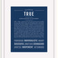 Frame Options | Midnight Blue | Black Frame, Matted