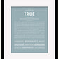 Frame Options | Powder Blue | Maple Frame, Matted