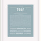 Frame Options | Powder Blue | Black Frame, Matted