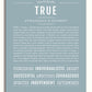 Frame Options | Powder Blue | White Frame, Matted