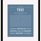 Frame Options | Steele Blue | Maple Frame, Matted