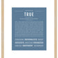 True (female) | Name Art Print