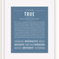 Frame Options | Steele Blue | Black Frame, Matted