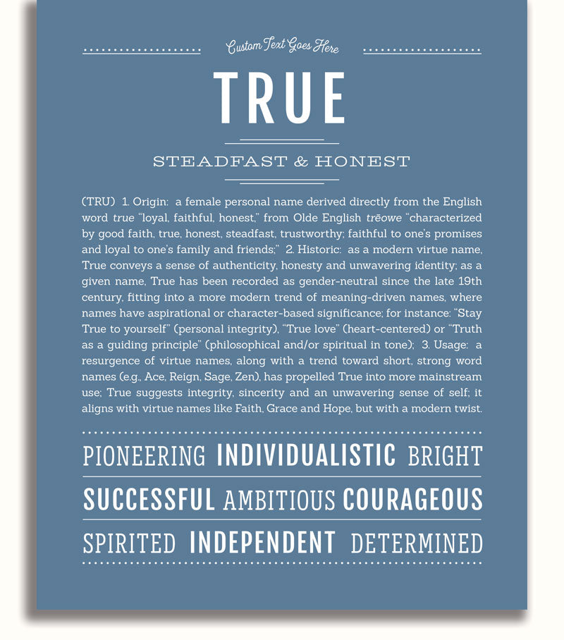Frame Options | Steele Blue | White Frame, Matted