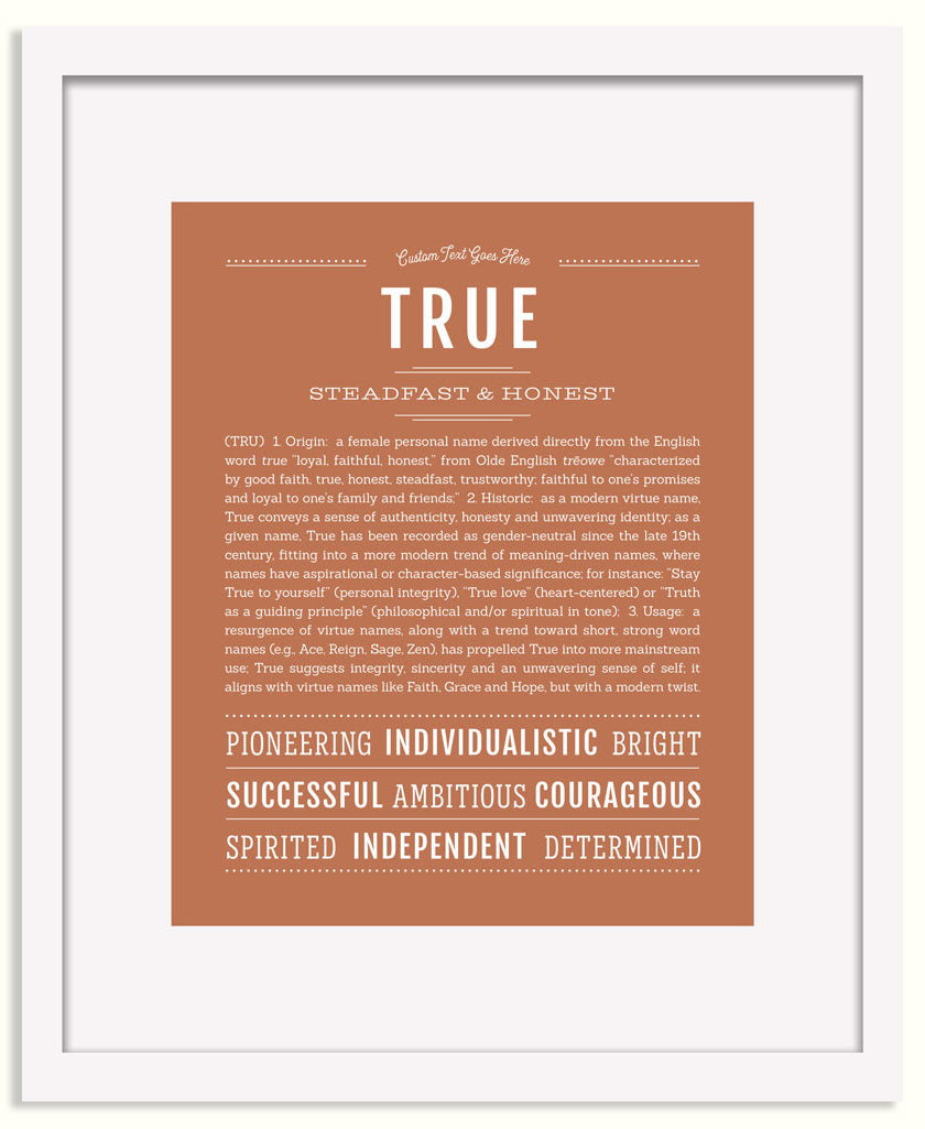 Frame Options | Terra Cotta | Black Frame, Matted