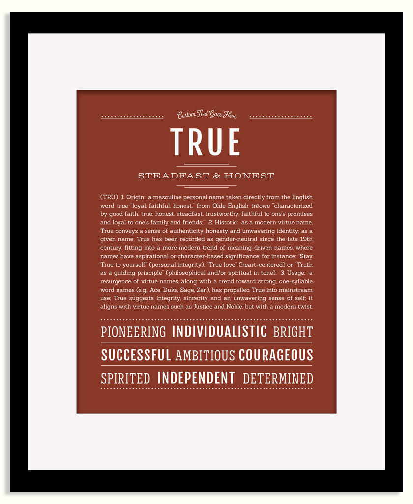 Frame Options | Bordeaux | Black Frame, Matted