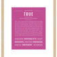 Frame Options | Dark Pink | Maple Frame, Matted