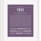 Frame Options | Deep Purple | White Frame, Matted