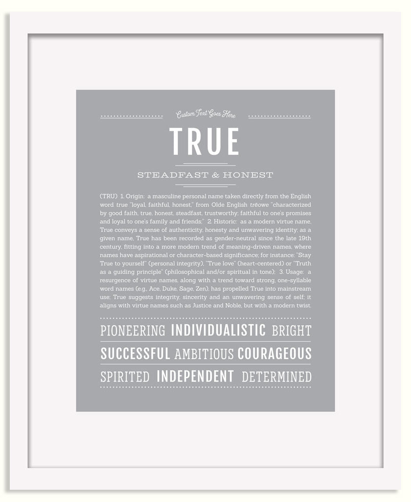 Frame Options | Light Gray | White Frame, Matted