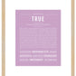 Frame Options | Lilac | Maple Frame, Matted