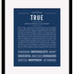 Frame Options | Midnight Blue | Black Frame, Matted