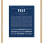 Frame Options | Midnight Blue | Maple Frame, Matted