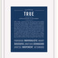 Frame Options | Midnight Blue | White Frame, Matted