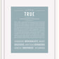 Frame Options | Powder Blue | White Frame, Matted