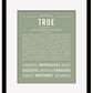 Frame Options | Sage | Black Frame, Matted
