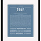 Frame Options | Steele Blue | Black Frame, Matted