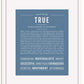 Frame Options | Steele Blue | White Frame, Matted