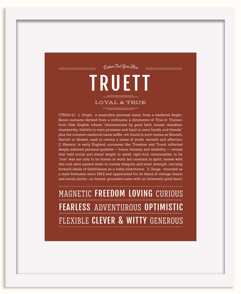 Frame Options | Bordeaux | White Frame, Matted