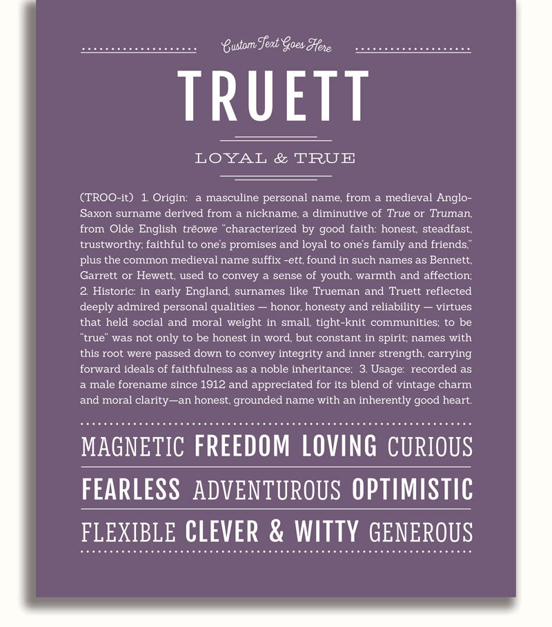 Frame Options | Deep Purple | No Frame