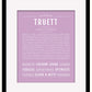 Frame Options | Lilac | Black Frame, Matted