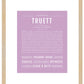 Frame Options | Lilac | Maple Frame, Matted