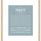 Frame Options | Powder Blue | Maple Frame, Matted