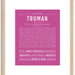 Truman | Name Art Print