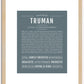 Truman | Name Art Print