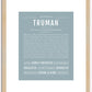 Truman | Name Art Print