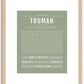 Truman | Name Art Print