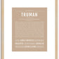 Truman | Name Art Print