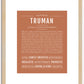 Truman | Name Art Print