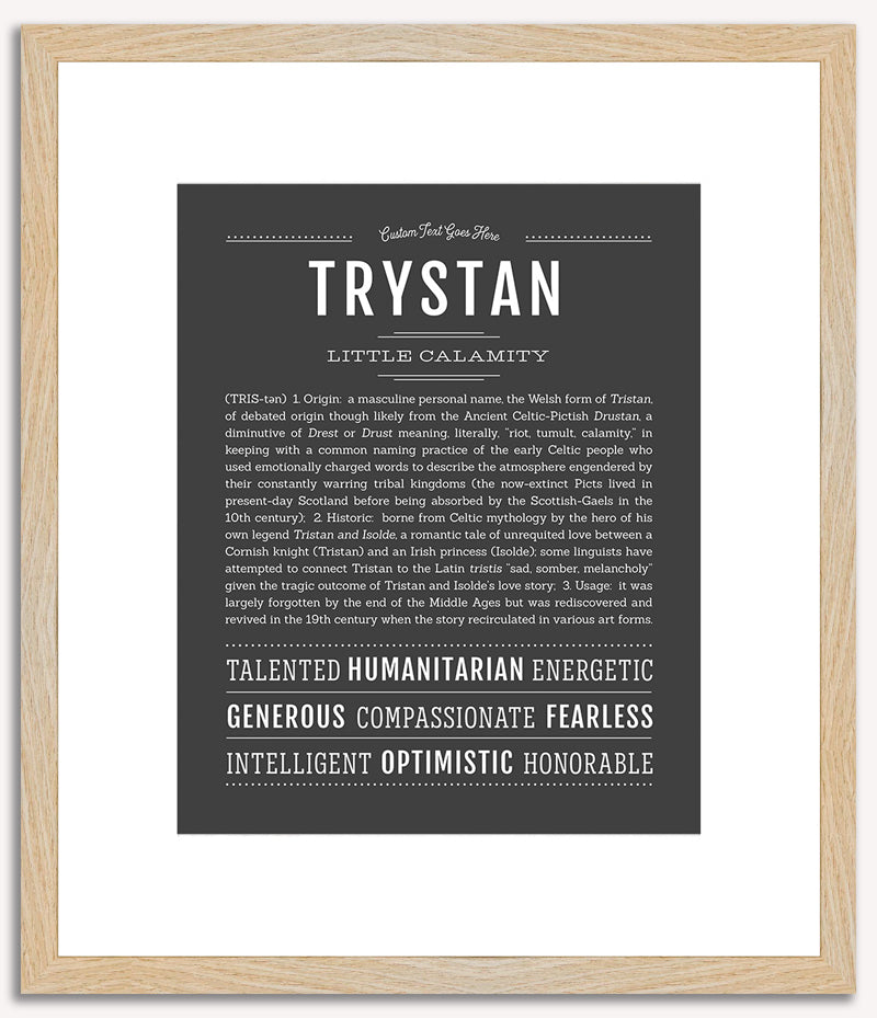 Trystan | Name Art Print