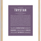 Trystan | Name Art Print