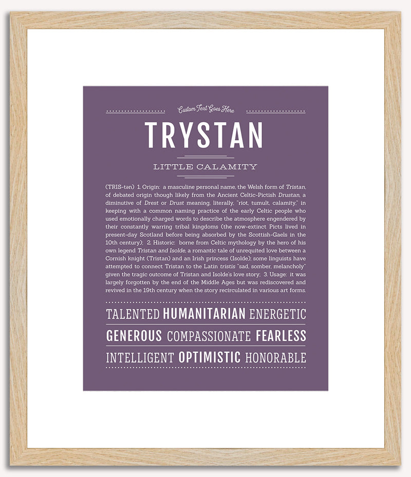 Trystan | Name Art Print