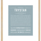 Trystan | Name Art Print