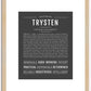 Trysten | Name Art Print