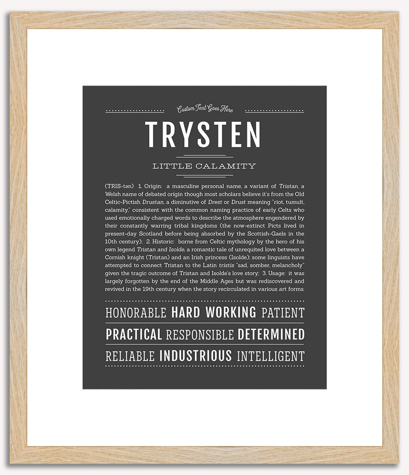 Trysten | Name Art Print