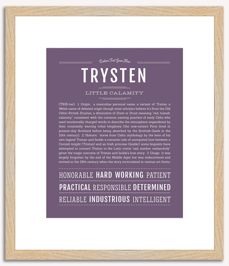 Trysten | Name Art Print