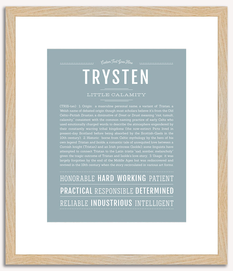 Trysten | Name Art Print