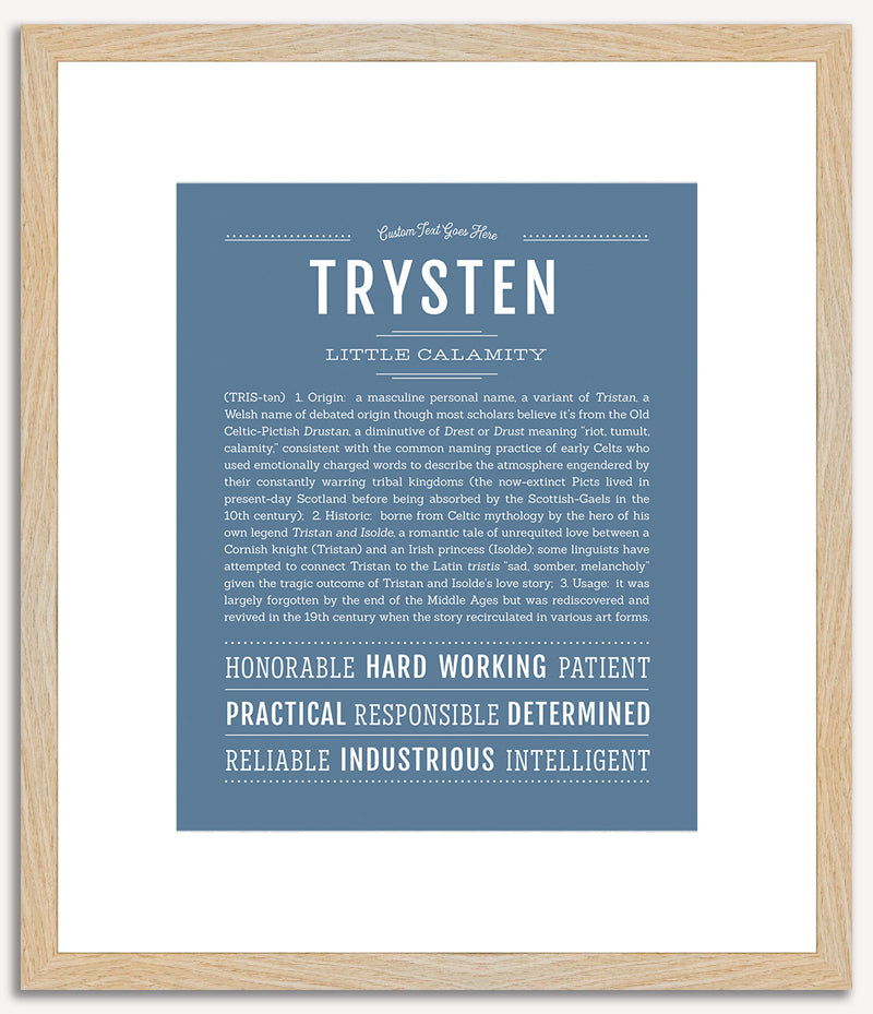 Trysten | Name Art Print