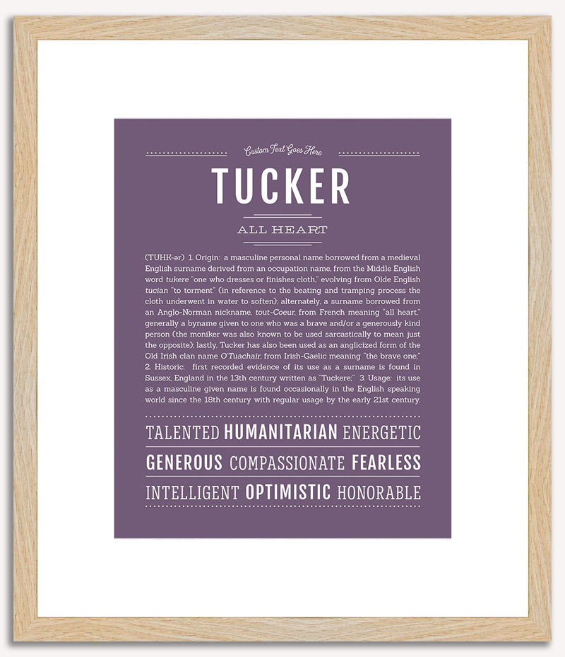 Tucker | Name Art Print