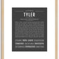 Tyler | Name Art Print