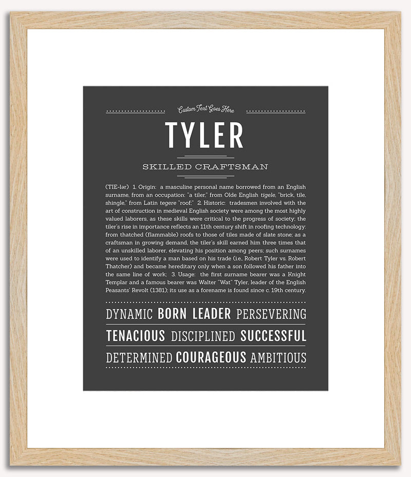 Tyler | Name Art Print