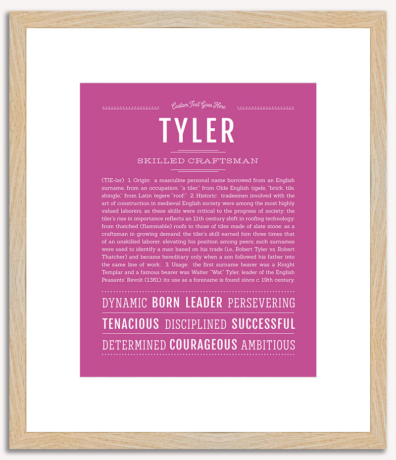 Tyler | Name Art Print