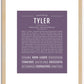 Tyler | Name Art Print