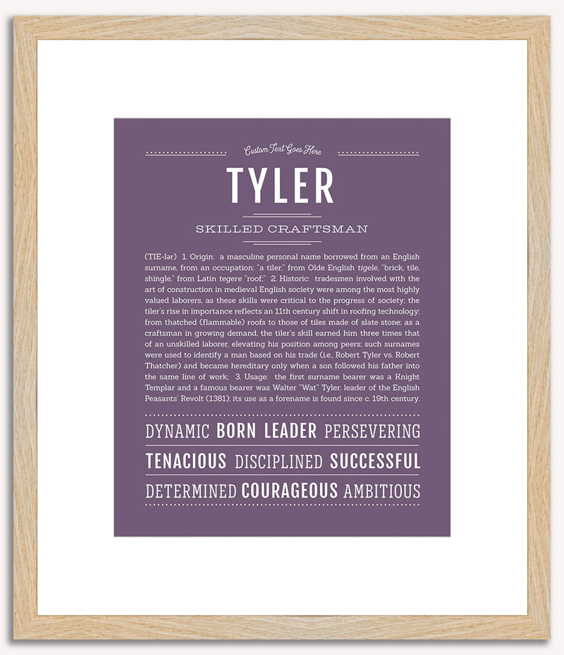 Tyler | Name Art Print